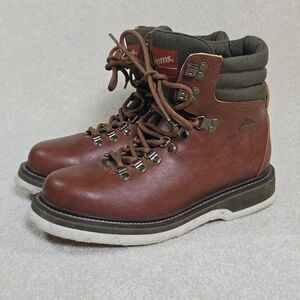 Simms Freestone Wading Fly Fishing Felt Sole Boots Men's Size 8 Brown